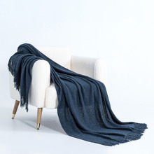 Fassett Knitted Throw